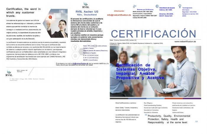 Certificacion medio ambiente